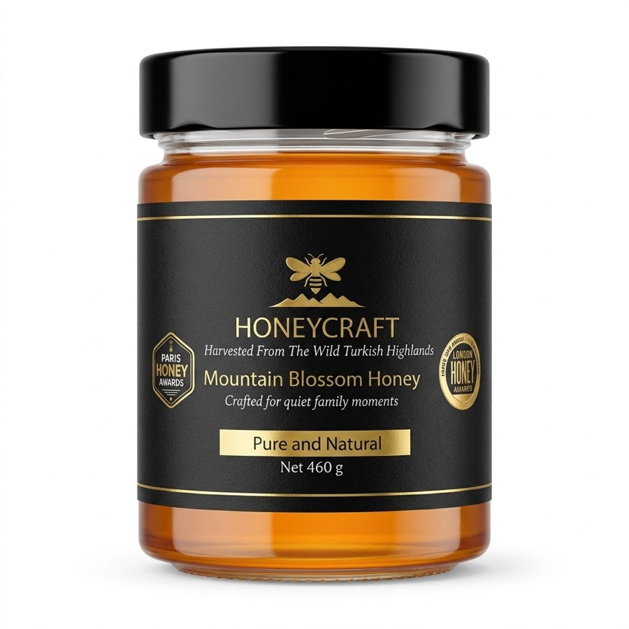 Mountain Blossom Honey — Raw Bingöl Highland Honey, 460g